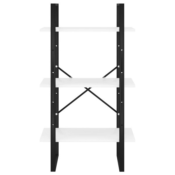 Estante almacenamiento madera contrachapada blanco 60x30x105 cm M 2