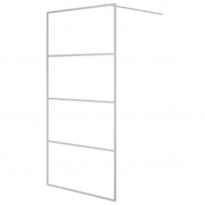 Divisória de chuveiro prateado 100x195cm vidro ESG transparente H