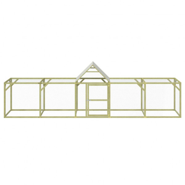 Galinheiro 500x100x150 cm madeira de pinho maciça impregnada M 3