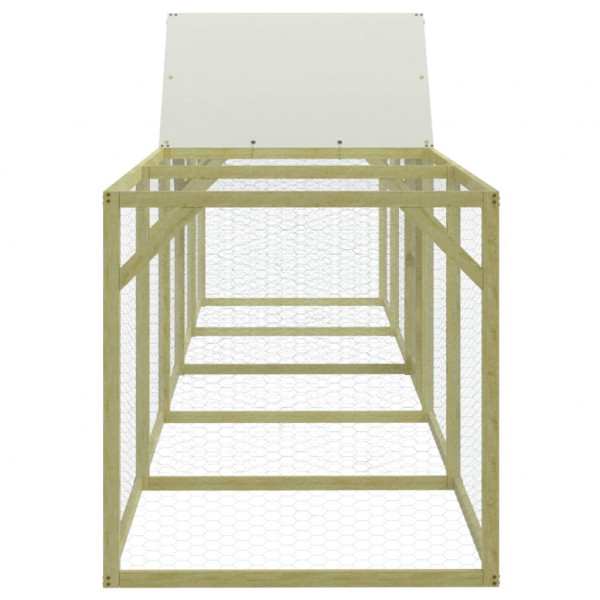 Gallinero madera maciza de pino impregnada 500x100x150 cm M 4