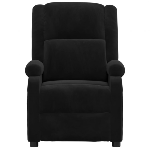 Sillón reclinable eléctrico de terciopelo negro M 3
