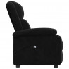 Sillón reclinable eléctrico de terciopelo negro 4