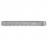 Jardinera arriate acero recubrimiento polvo plata 450x140x36 cm 3