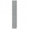 Vitrine 82.5x30.5x185.5 cm derivados madeira cinzento sonoma 4
