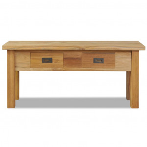 Banco de recibidor de madera de teca maciza 90x30x40 cm H