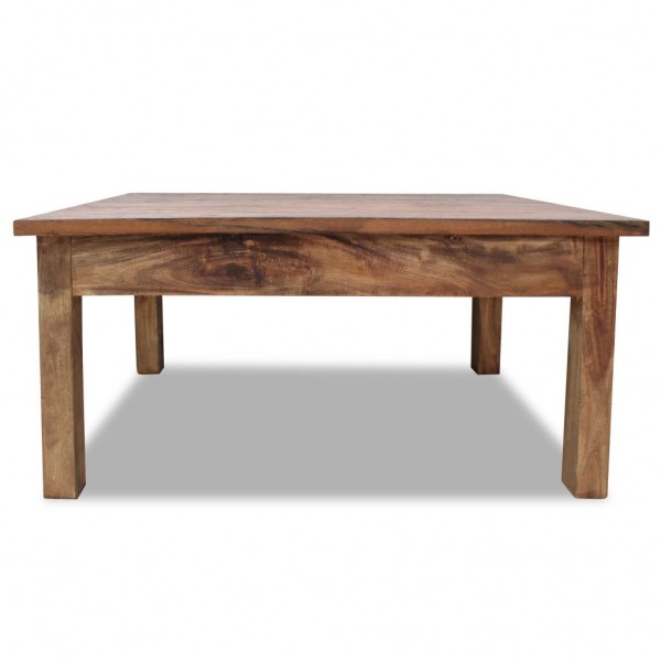 Mesa de centro madeira de mogno maciça 96x73x45 cm M 2