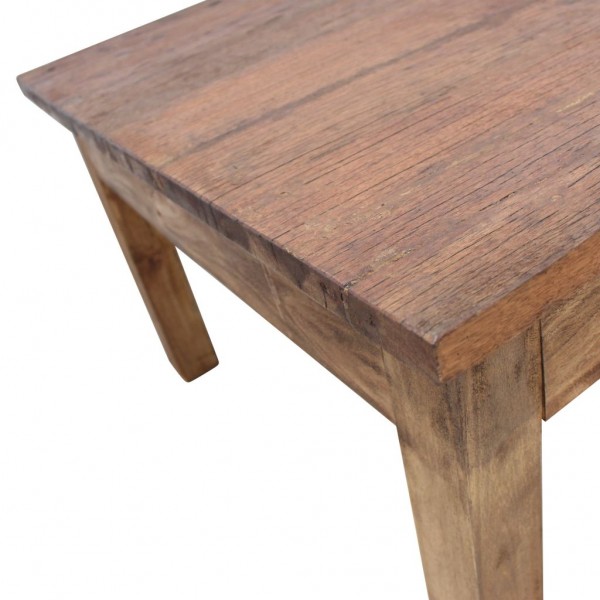 Mesa de centro de madera maciza reciclada 98x73x45 cm M 3