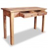Mesa consola madeira de mogno maciça 123x42x75 cm 2