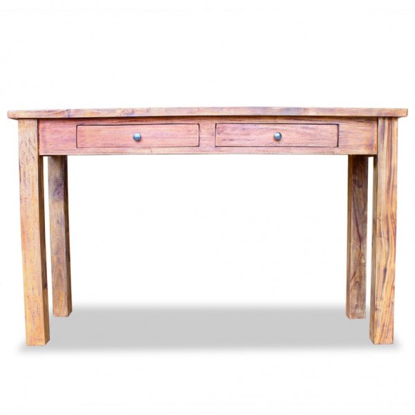 Mesa consola madeira de mogno maciça 123x42x75 cm M 3