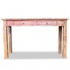 Mesa consola de madera maciza reciclada 123x42x75 cm 3