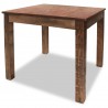 Mesa de comedor de madera maciza reciclada 82x80x76 cm 1