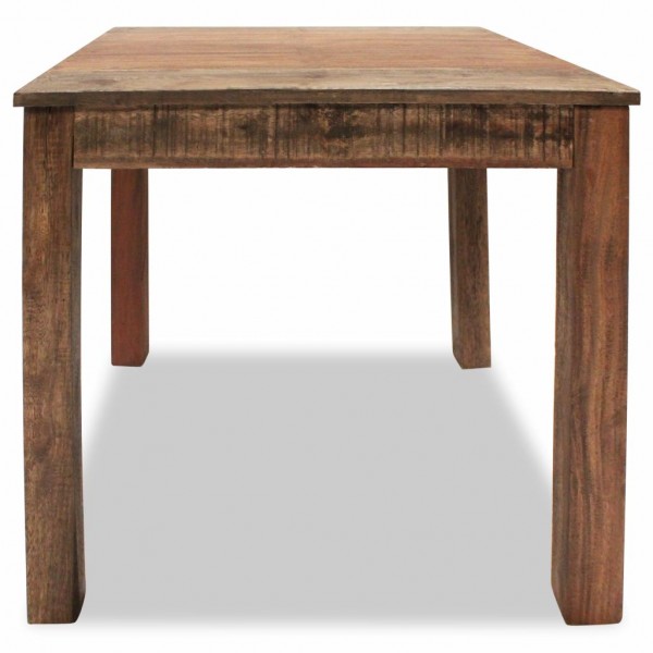 Mesa de comedor de madera maciza reciclada 82x80x76 cm M 5
