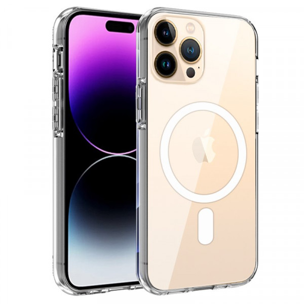Carcasa COOL para iPhone 14 Pro Max Magnética Transparente D