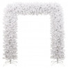 Árbol de Navidad en arco blanco 240 cm 2