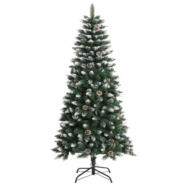 Árvore de Natal artificial com suporte 120 cm PVC verde M 2