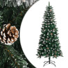 Árvore de Natal artificial com suporte 150 cm PVC verde 1