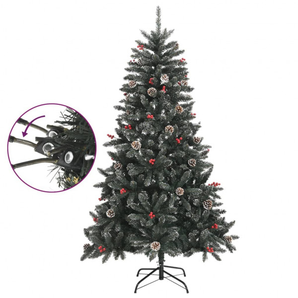 Árvore de Natal artificial com suporte 150 cm PVC verde M 3