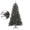 Árbol de Navidad artificial con soporte PVC verde 180 cm 3