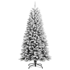 Árvore de Natal artificial com neve PVC & PE 120 cm H