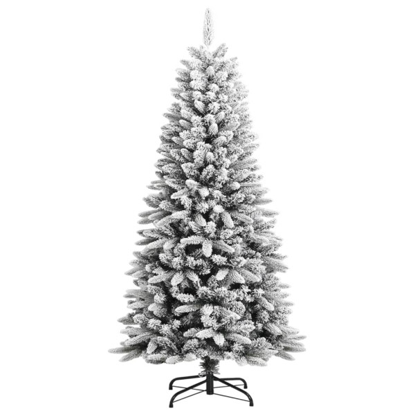 Árbol de Navidad artificial con nieve PVC y PE 120 cm M 2