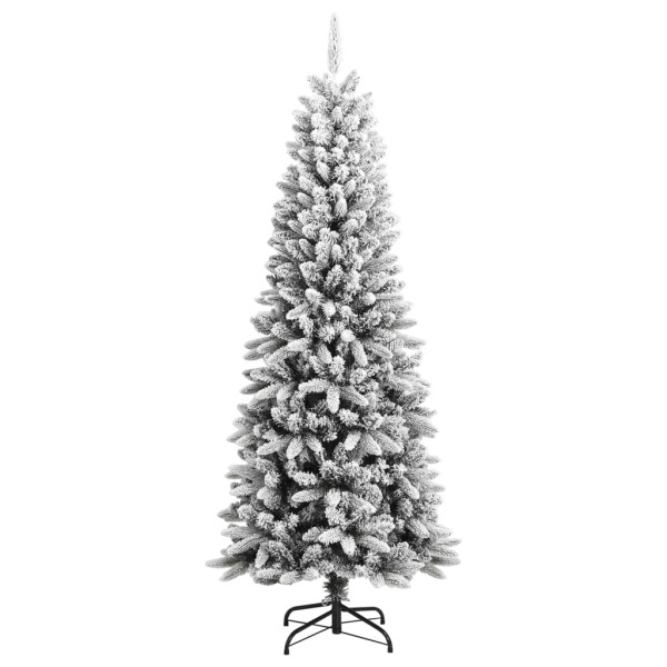 Árbol de Navidad artificial con nieve PVC y PE 180 cm M 2