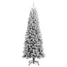 Árbol de Navidad artificial con nieve PVC y PE 240 cm 2