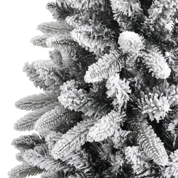 Árbol de Navidad artificial con nieve PVC y PE 240 cm M 5