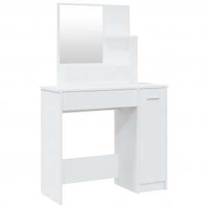 Toucador com espelho 86.5x35x136 cm cor branco H