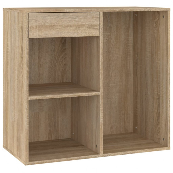 Armario maquillaje madera contrachapada roble Sonoma 80x40x75cm M 2