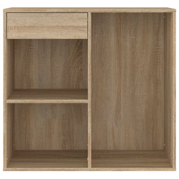 Armario maquillaje madera contrachapada roble Sonoma 80x40x75cm M 4