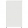 Mueble vestidor madera contrachapada blanco 80x40x65 cm 4