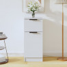 Aparador 30x30x70 cm madeira processada branco 1