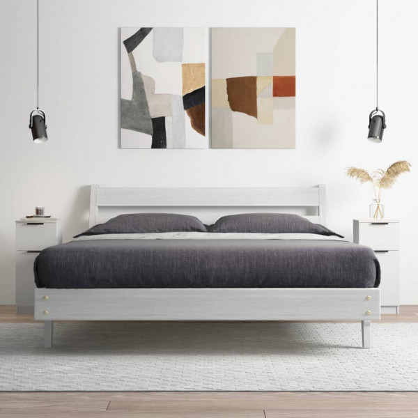 Aparadores 2 uds madera contrachapada blanco 30x30x70 cm M 3