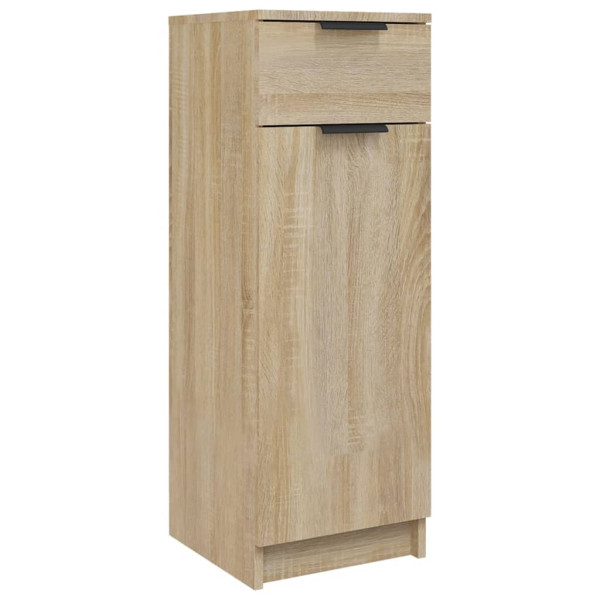 Armario de baño madera contrachapada roble Sonoma 32x34x90 cm M 4