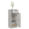 Armario de baño madera contrachapada gris hormigón 32x34x90 cm 5