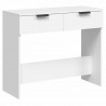 Mesa consola 90x36x75 cm derivados de madeira branco 2