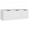 Mueble de TV madera contrachapada blanco 102x35x36.5 cm 2