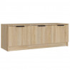 Mueble de TV madera contrachapada roble Sonoma 102x35x36.5 cm 2