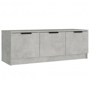 Mueble de TV madera contrachapada gris hormigón 102x35x36.5 cm H