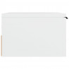 Mesas de cabeceira montagem na parede 2 pcs 34x30x20 cm branco 5
