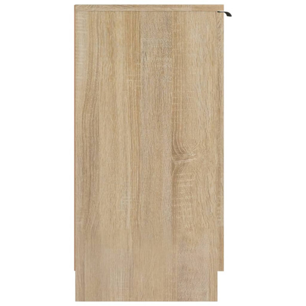 Mueble zapatero madera contrachapada roble sonoma 59x35x70 cm M 4