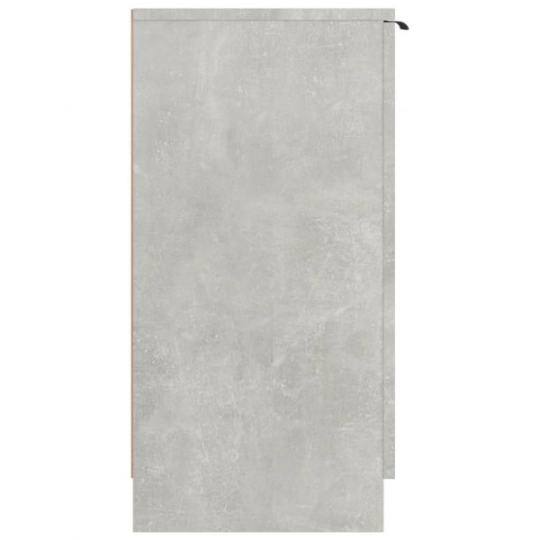 Mueble zapatero madera contrachapada gris hormigón 59x35x70 cm M 4