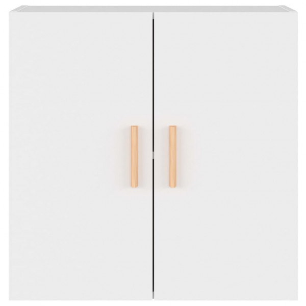 Armario de pared madera contrachapada blanco 37x37x37 cm M 5