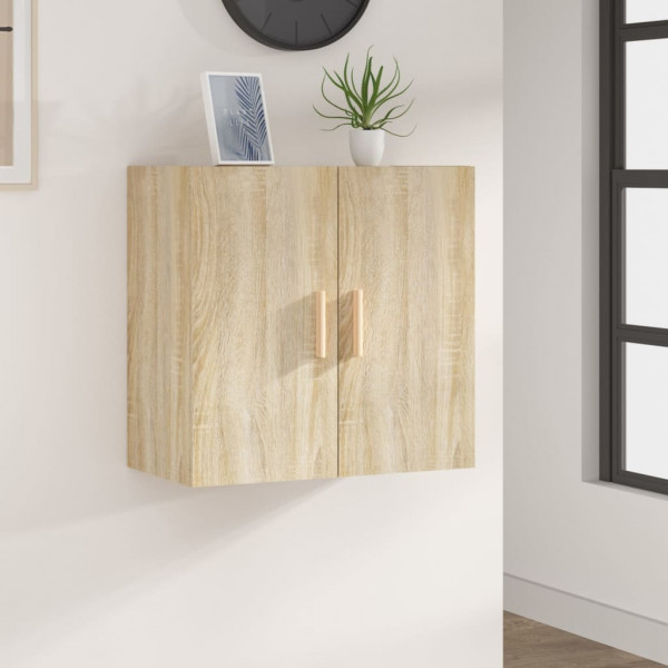 Armario de pared madera contrachapada roble sonoma 60x30x60 cm D