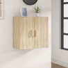 Armario de pared madera contrachapada roble sonoma 60x30x60 cm 1