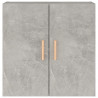 Armario de pared madera contrachapada gris hormigón 60x30x60 cm 5