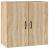 Armario de pared madera contrachapada roble Sonoma 60x31x60 cm 2
