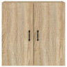 Armario de pared madera contrachapada roble Sonoma 60x31x60 cm 3