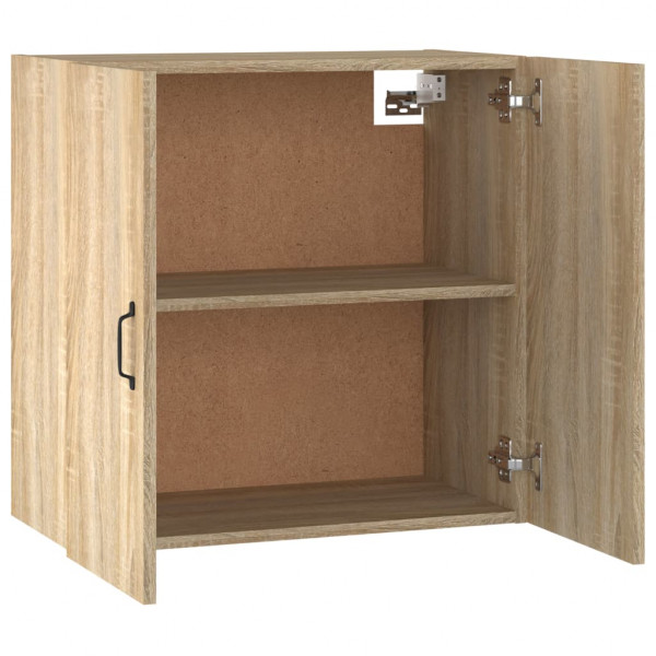 Armario de pared madera contrachapada roble Sonoma 60x31x60 cm M 5
