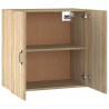 Armario de pared madera contrachapada roble Sonoma 60x31x60 cm 5